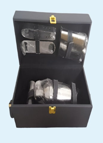 Black Lether Bar Set