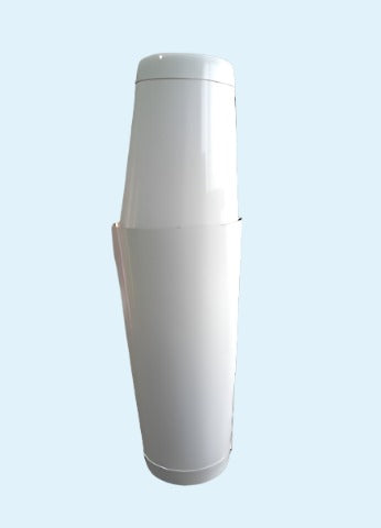 Stainless Steel Boston Shaker White