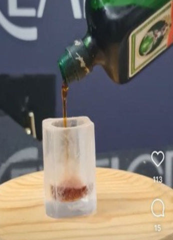 CLEAR ICE SHOT GLASS