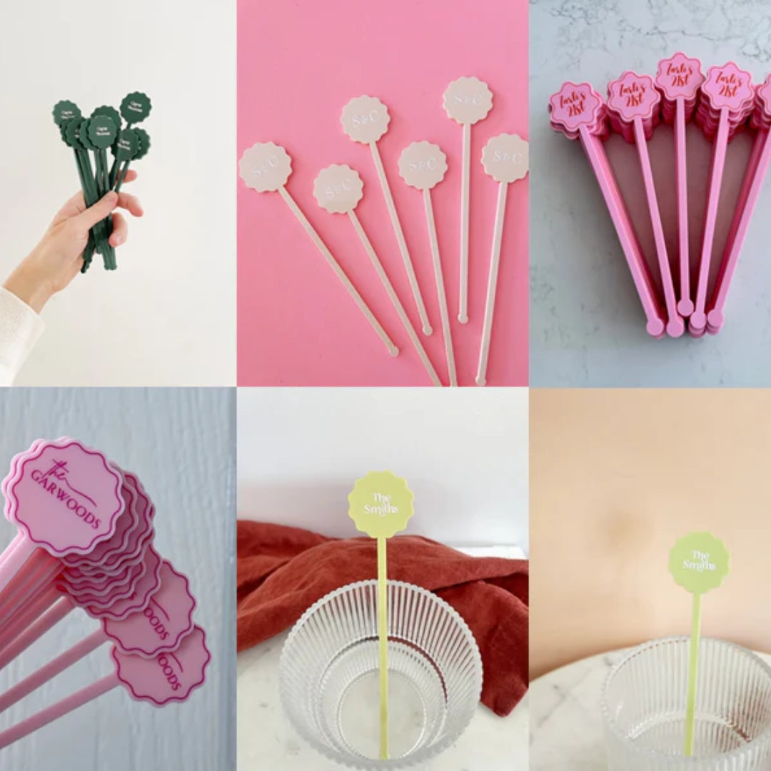 Flower Shaped Stirrers