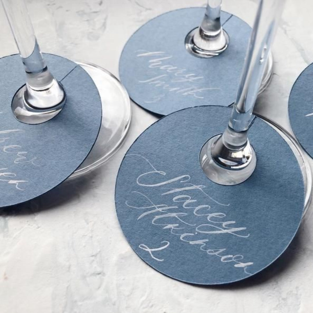 Customized Martini Glass Tag Bottom