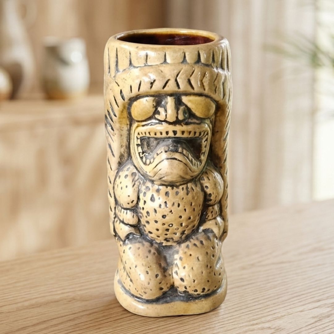 Shocked Pawn Tikki Glass