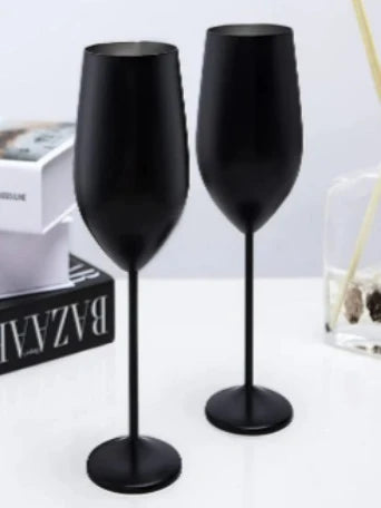 Wine Glass Black