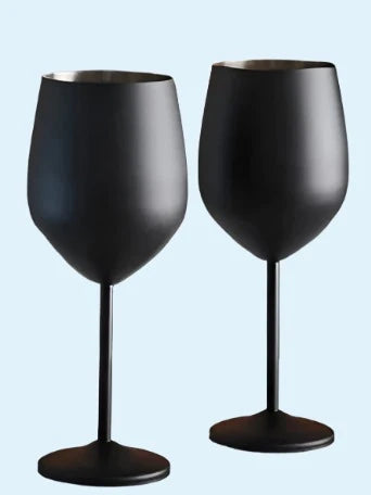 Wine Goblet Black