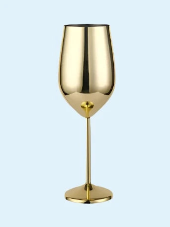 Wine Goblet Gold